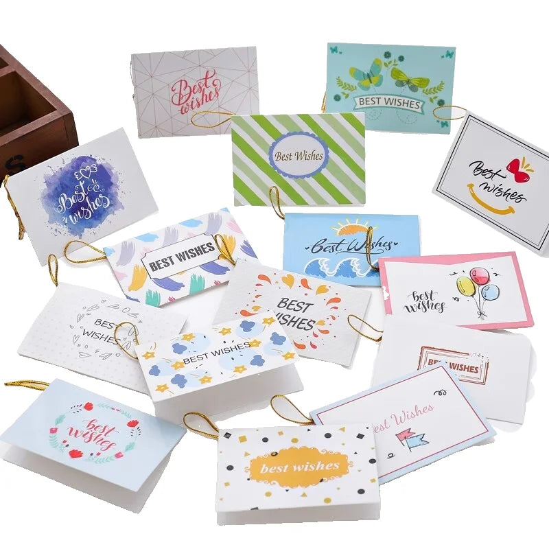 KY-C45 Brand Shape Thank You Card Custom Printed logo Postcard Designed Business Card
