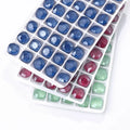 High Quality Glass Fat Square Mocha Crystal Rhinestones With Wholesale Price