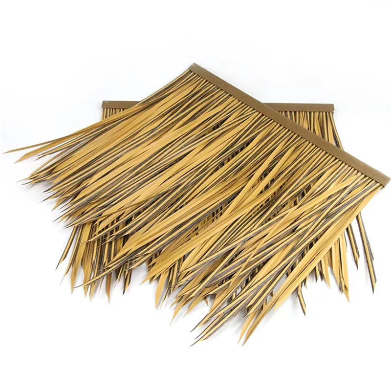 Free Tools Waterproof Palm Thatch Roll Artificial Synthetic Thatch Roof Tile