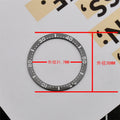 Hot Sell Selko Heimdalr Replacement with Luminous OD 38mm Black Blue Ceramic Watch Bezel Insert White Writings Price
