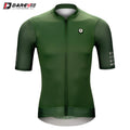 DAREVIE OEM Custom Pro Team Green Cycling Clothing Wear Summer Short Sleeves Cycling Bike Bicycle Jersey
