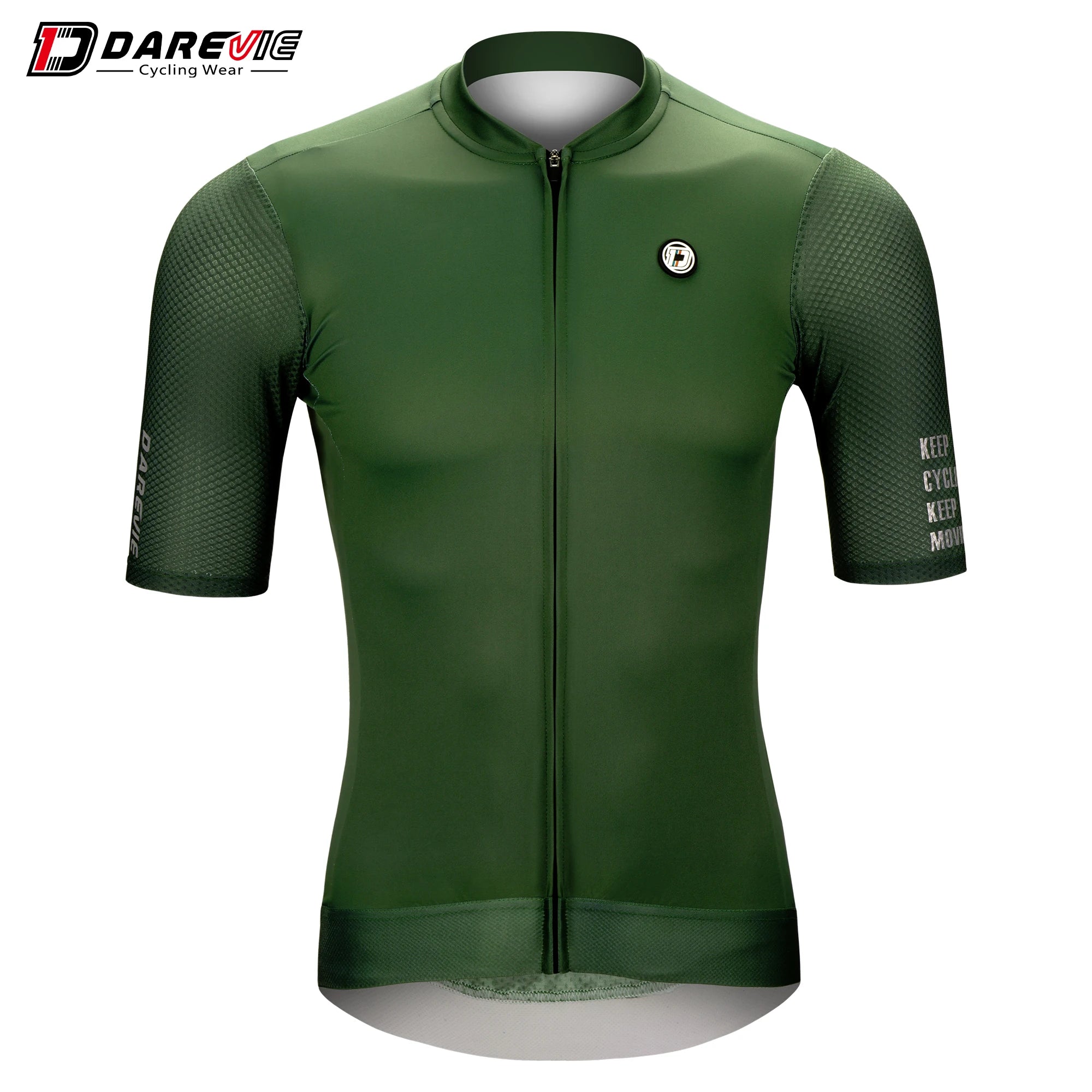 DAREVIE OEM Custom Pro Team Green Cycling Clothing Wear Summer Short Sleeves Cycling Bike Bicycle Jersey