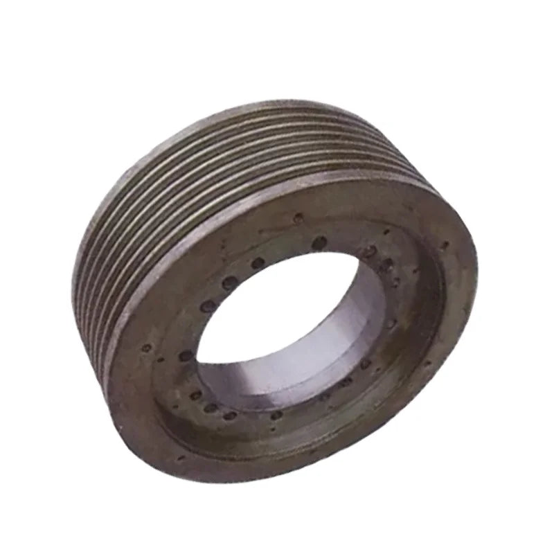 Elevator Cast Iron Traction Sheave Elevator Nylon Drive Pulley for Elevator Spare Parts