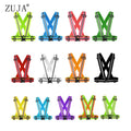 ZUJA Factory Sports Running Straps Vest High Visibility Safety Reflective Cycling Running Safety Vest Belt MegaBDM