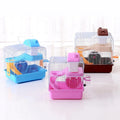 23x17x30cm Factory Outlet Cheap Plastic Custom Pet Houses Plastic Small Animal Cage 2 Layer Luxury Hamster Cage