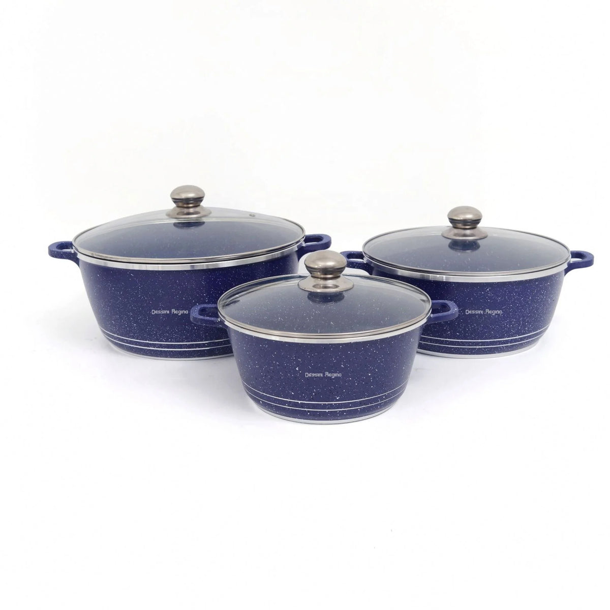 6 Piece Wholesale Kitchen Ware Stock Pot Stainless Steel Cooking Milk and Soup Pot Cookware Set