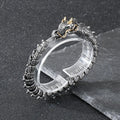 Vintage Trend Men's Dragon Bones Cool Bracelet Advanced Hip Hop Style Stainless Steel Bracelet for Men Jewelry
