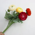 M094 Floral Wedding Arrangement Mini Real Touch Beautiful Flowers Ranunculus Bulbs Bouquet Silk Ranunculus Flower Artificial MegaBDM