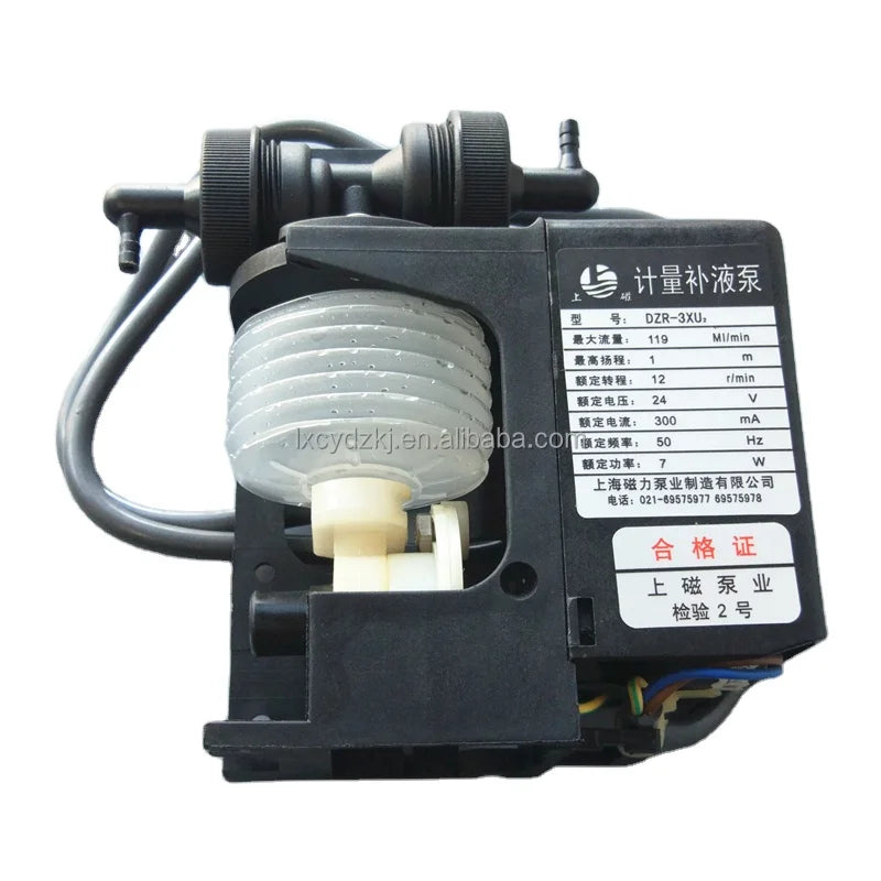 Good Quality Outdoor Inkjet Printer Measurement Replenishment Pump Myjet Ink Pump Suction 7W 24V Xaar 128 382 Head