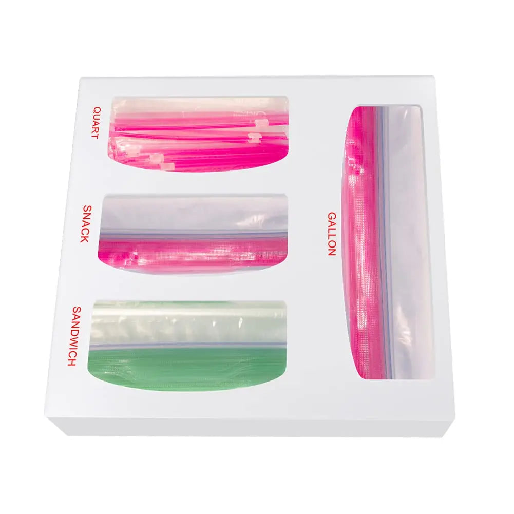 Kitchen Drawer Acrylic 3mm Eco-friendly Zip-lock Bag Storage Organizer Box