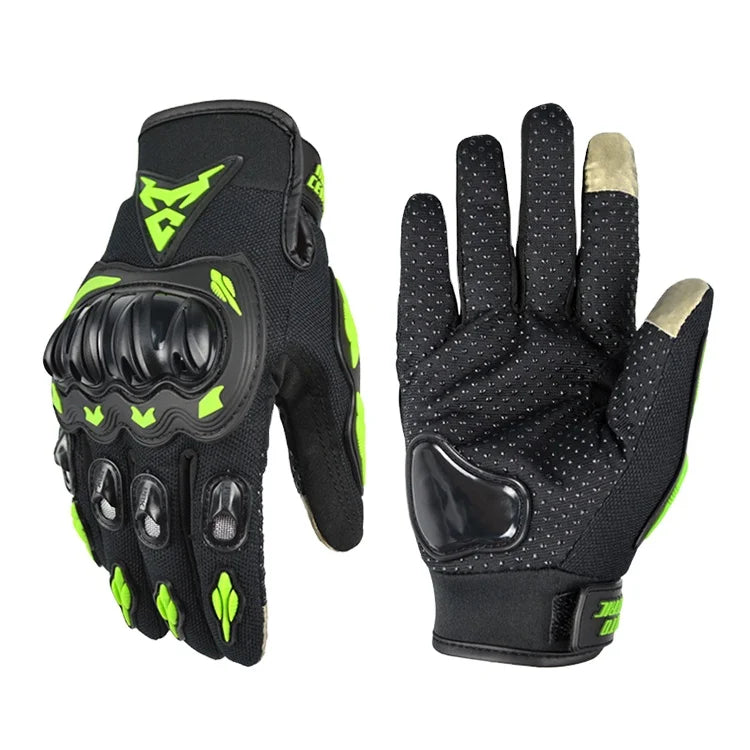 Men Full Finger Breathable Motorcycle Riding Gloves