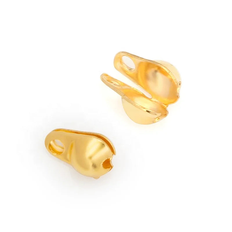 DIY Stainless Steel Wave Bead Flat Jewelry Chain Components Clasps for Making for Jewelry Findings & Components