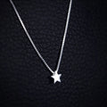 Wholesale New Fashion Jewelry Chain 925 Silver Cute Star Necklace for Women MegaBDM