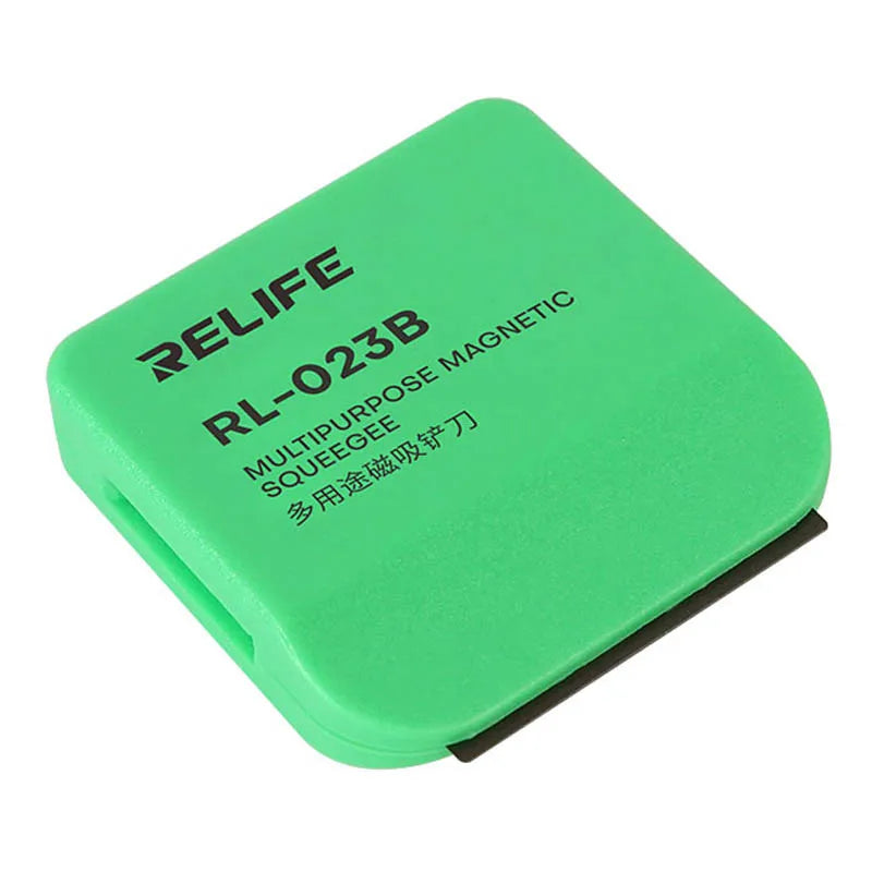 Relife RL-023B OEM Industrial Multipurpose Magnetic Squeegee Screw-Free Blade Phone Polarizer Removes Screen OCA Frame Glue Easy