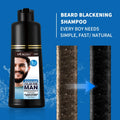 Private Label 200ML Bulk Beard Dye Shampoo Fast Dye and Easy Use Hair and Beard Product for Man