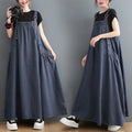 Wholesale of 2026 Spring New Style Slim Denim Camisole Long Style Loose and Slimming Denim Strap Large Swing Women's Dress