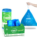 Custom Gravure Printing Square Bottom PP Home Office Household Usage Cornstarch PLA Waste Storage Compostable Drawstring Garbage
