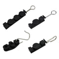 S Type Plastic Metric Transmission Line Fitting Tension Clamp for Fiber Optic Drop Wire 2*5mm