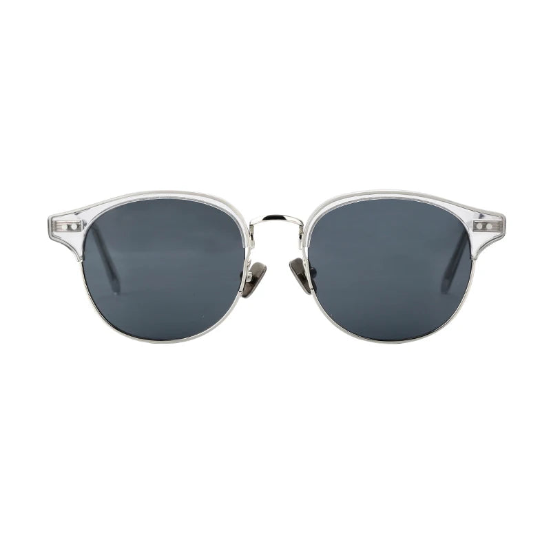 OEM Unisex Classic Mazzucchelli Round Polarized Sunglasses Men Retro UV400 Acetate Frame Women Brand Design