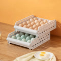 2026 New Kitchen Transparent Single Layer 20 Grid Anti-collision Egg Box Refrigerator Can Stack Egg Fresh-keeping Storage Box