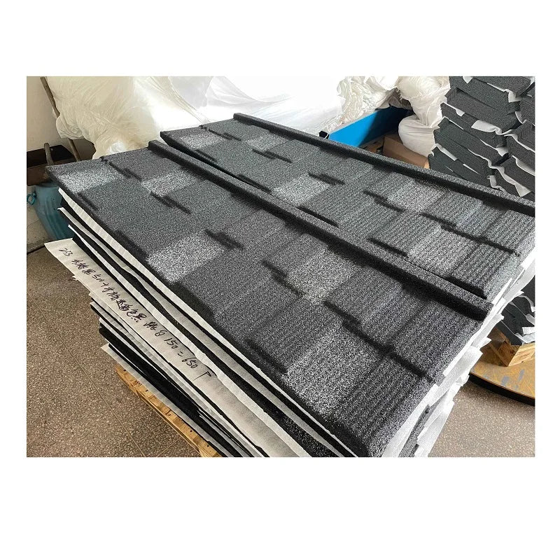 Stone Coated Metal Shingle Roof Sheets Nepal Roofing Tile Price With Mixing Colors