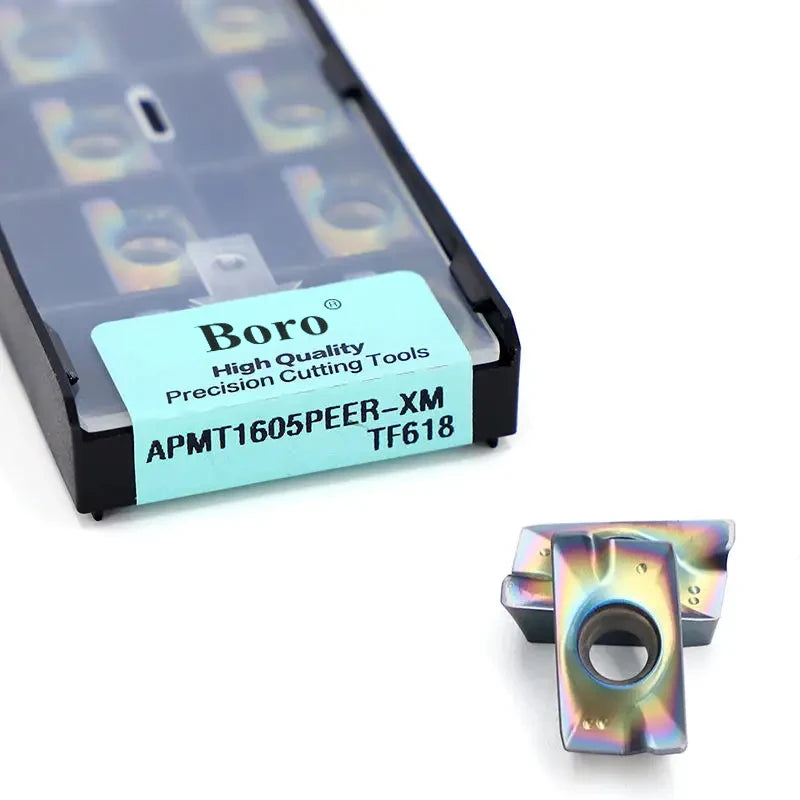 DESKAR APMT1605PEER-XM TF618 Carbide CNC Milling Inserts CVD Coated Processing Tools to Cut Stainless Steel Well