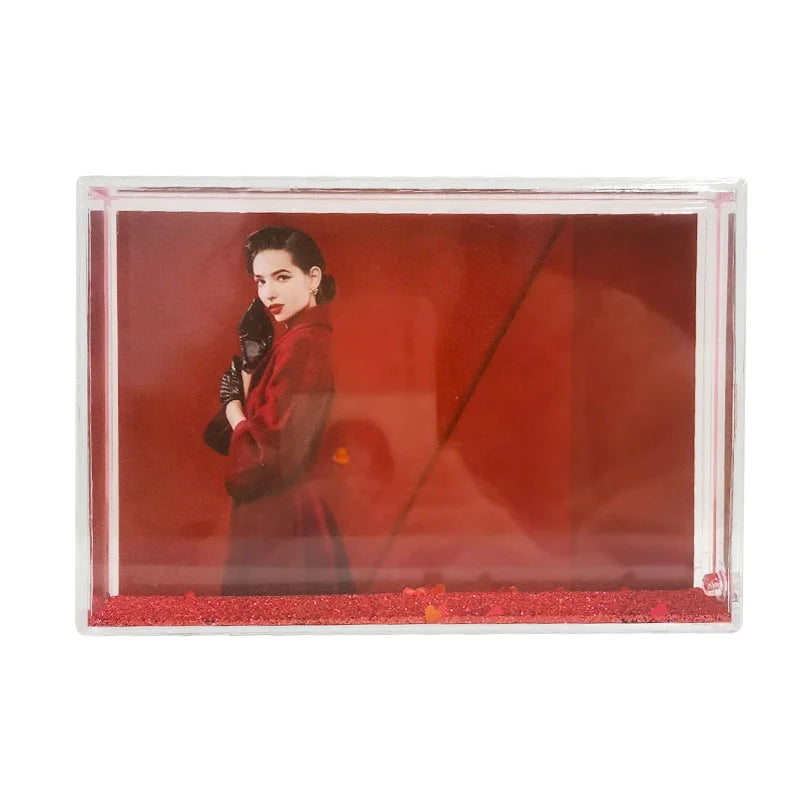 Creative Liquid Waterflood Quick Sand Sequins Photo Frame American Style Personality for Wedding Decoration