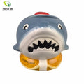 12oz Green Custom Fashion Personalized Animal Fish Cup Creative Children Gift Ceramic 3D Cartoon Shark Coffee Mug AB Grade