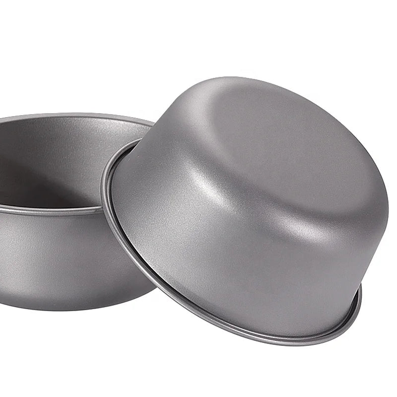 Outdoor Camping Portable Tableware Cookware Ultralight Titanium Bowl Pan Plate Dish with Carry Bag
