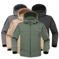 3 in 1 Soft Shell Outdoor Sports Hiking Running Fishing Waterproof Windbreaker Man Jacket Winter