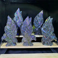 Wholesale Crystal Craft Aura Sphalerite Eagle for Gifts Spiritual Healing Home Decoration