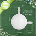 DGOzone 1/8 Non Return Valve New Flat Design Product Hydrophobic & Breathable Valves