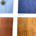 Eco Faux PU Leather Wood Grain Hot Stamp Color Change PU Leather Bag for Notebook Cover Phone Case