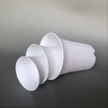 6.5*7.5cm Small White Black Balcony Round Plastic Deep Tall Flower Nursery Planter Mesh Pot for Cactus Succulent