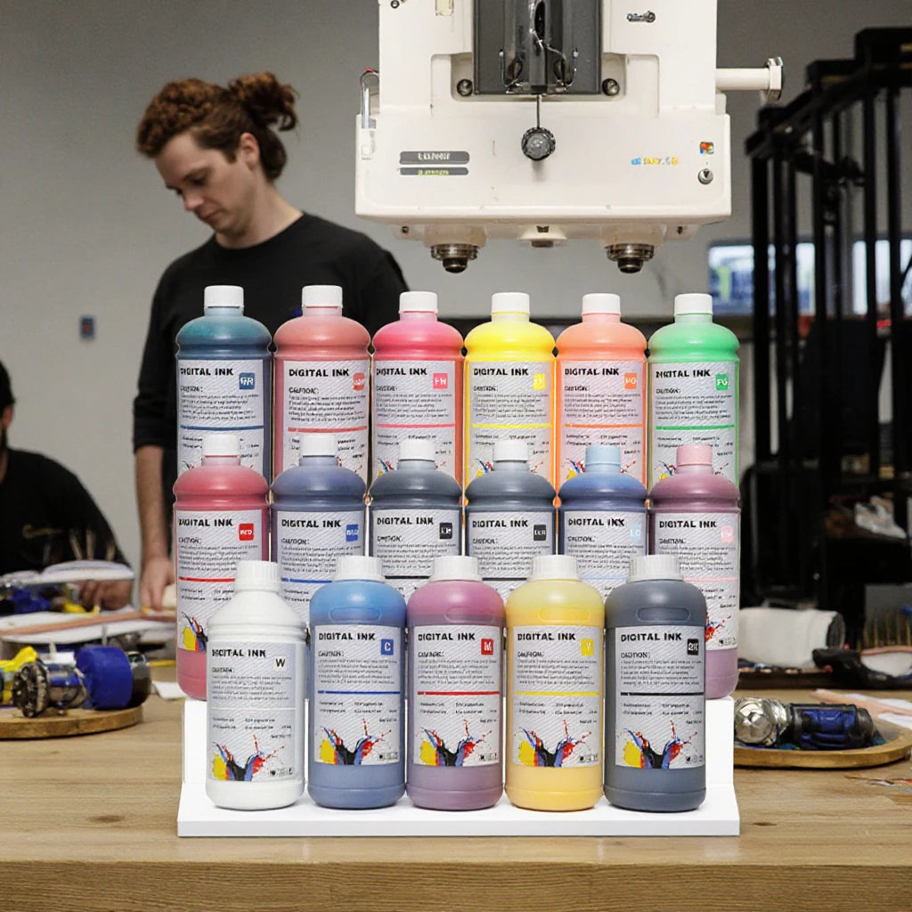 DTF Ink Heat Transfer Pet Film Ink 1000ml Printing Ink for P600 P800 Dx5 4720 I3200 L1800 1390 5113 XP600 Textile Printing