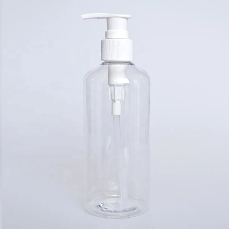 Wholesale Custom 200ml & 500ml PET Plastic Lotion Pump Bottles Hand Wash Liquid Shampoo Packaging