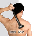 Folding ABS Plastic Handle Twin Replaceable Sweden Satinless Steel Double Edge Blade Men's Back Razor Men Body Shaver CE
