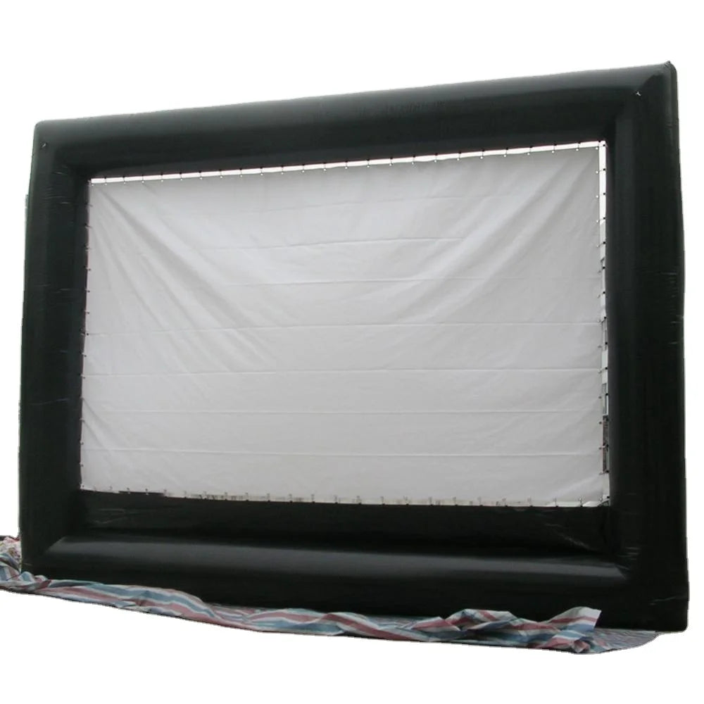 Inflatable Waterproof Multi-Color Balloon Outdoor Projector Screen Advertising Digital Event Promotion Front/Rear Support Blower