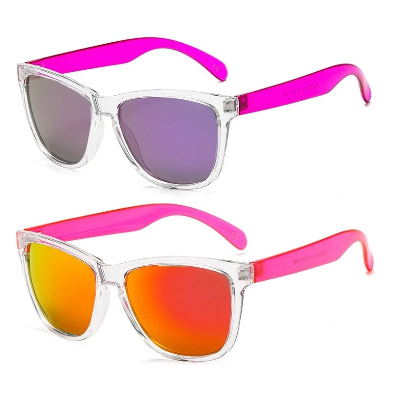 Wholesale Fashion Outdoor Colorful Trendy Polarized Sunglasses UV400 Mirrored Sun Glasses for Fishing Driving Riding Running