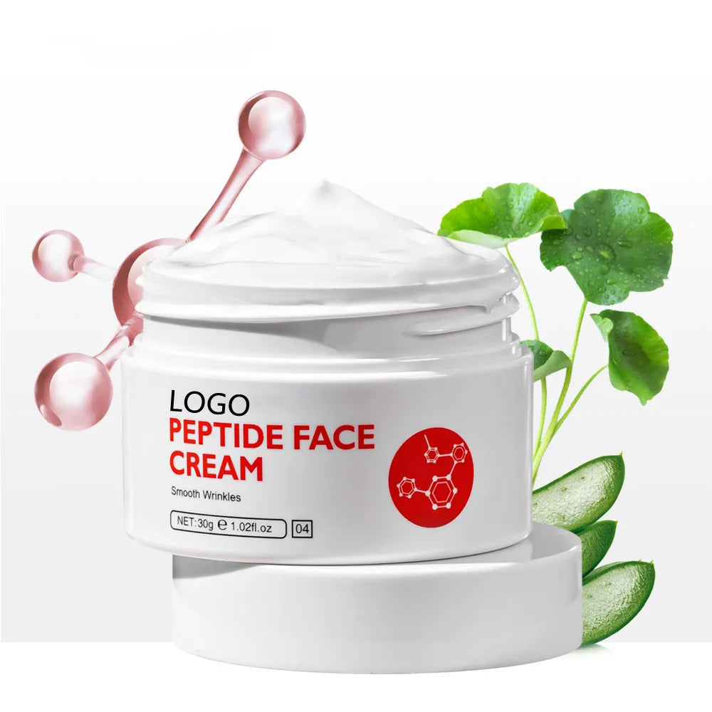 FATAZEN Peptide Face Cream Moisturizing Facial Cream Smooths Wrinkles Skin Care Anti Aging Firming Skincare Private Label Cream