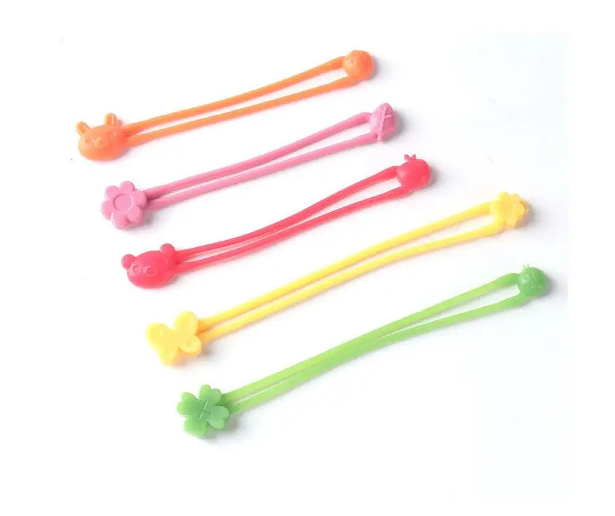 Lengthened Silicone Band Rope for Sandwich Vegetable Leaf Food Grade Silicone Wrap Band Snack Sealing Rope for Bento