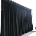 Hot Sale Modern Pleated Stage Curtain Heavy Duty Motorized Track for Theater and School Auditorium Woven Techniques