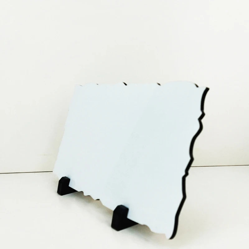 RubySub New MDF Memorial Rock Slid Shape Sublimation Photo Frames Photo Panel Photo Block