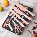 Naixin Hot Selling 6 PCS Stainless Steel Kitchen Knife Set Plastic Handle Eco-Friendly Ambidextrous Modern for Household Hotels