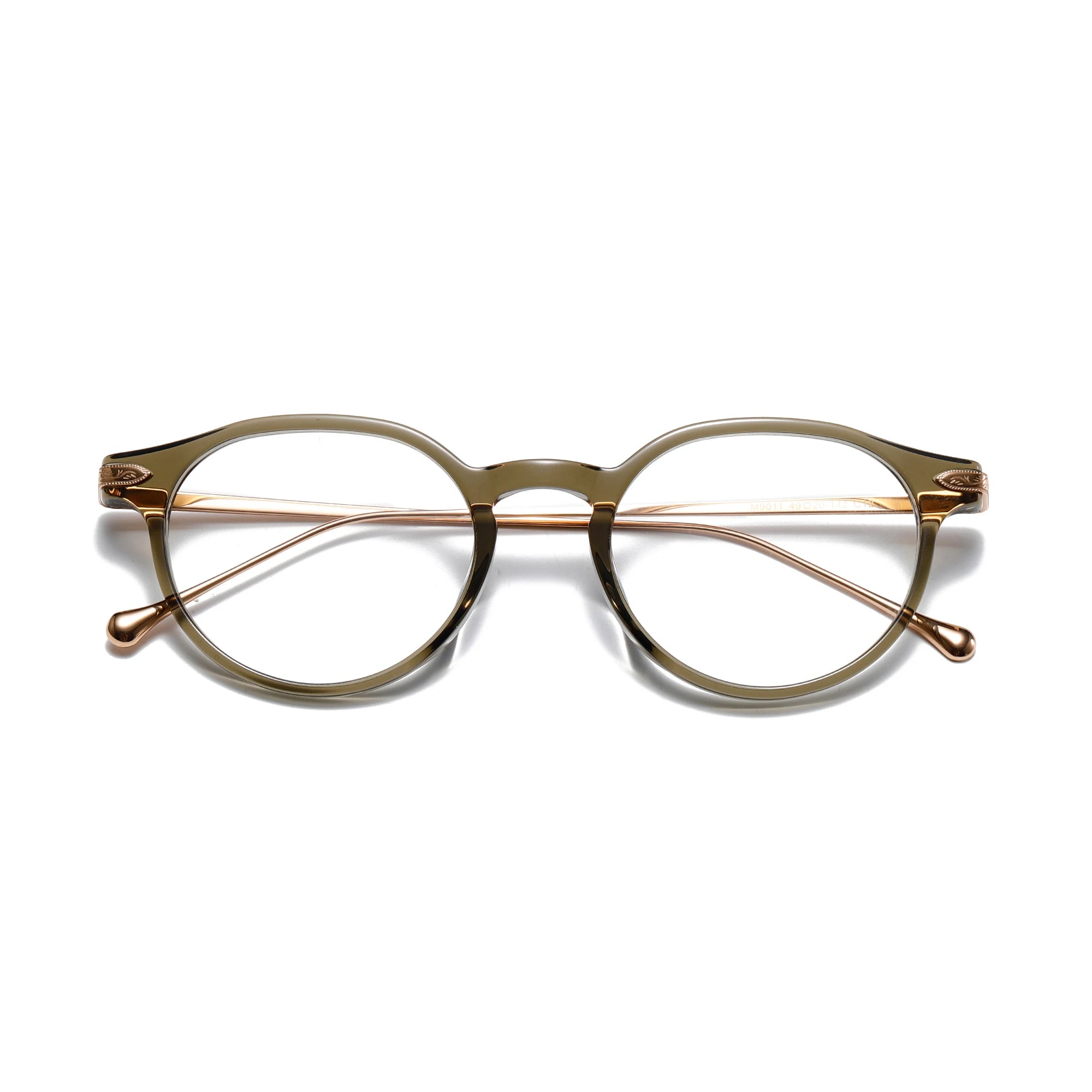 Benyi 2024 Computer Glasses Anti Blue Light Optical Eyeglasses Retro Frame Reading Glasses Trendy Metal Titanium  Frames