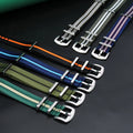 NEWLY Stripe Color 18mm 20mm 22mm Premium Soft Adjustable Breathable Smartwatch Fabric Nylon Watch Strap SKX007 Men