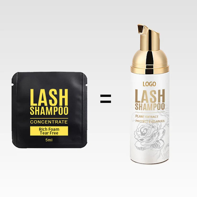 2023 New Product Wholesale Eyelash Cleanser Foam Lash Shampoo Concentrate 5ml