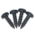 Custom Made A2 Black Oxide Stainless Steel 304 316 Metric Cross Drive Standard Thread Round Pan Head Self Tapping Screw
