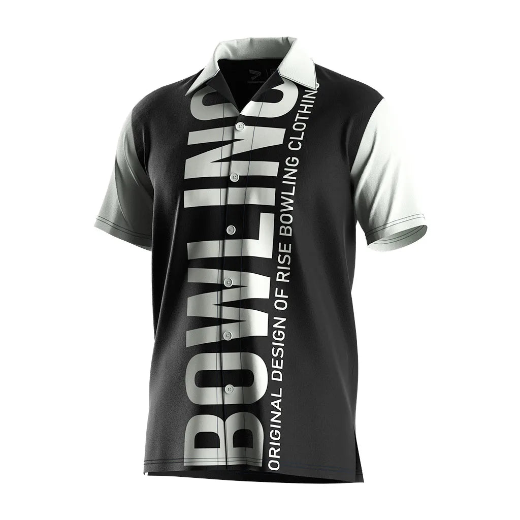 Odm Crossfit Tracksuit Printing Short Sleeve Bowling Custom Button Men'S Casual Shirts T Shirt Men