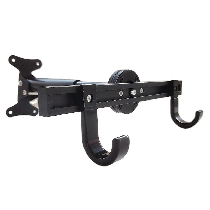 Bicycle Wall Hook Sturdy Rack Bike Display Wall Hanger - Adjustable Dual Hook Mount for Mountain Bikes and Folding Bikes